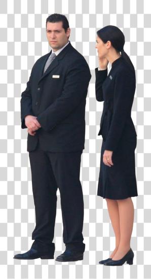 Download Two People Talking Business Walking People PNG file