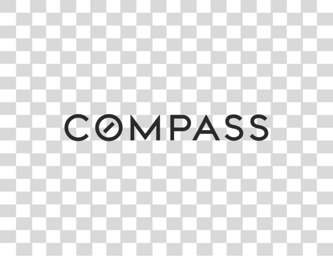 تحميل Compass حقيقي Estate Compass Realty شعار مقطوعة فن