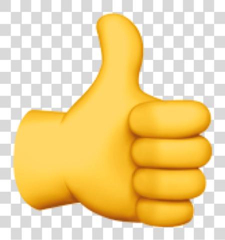 Download Thumb Up emoji pulgares Up manzana emoji PNG file