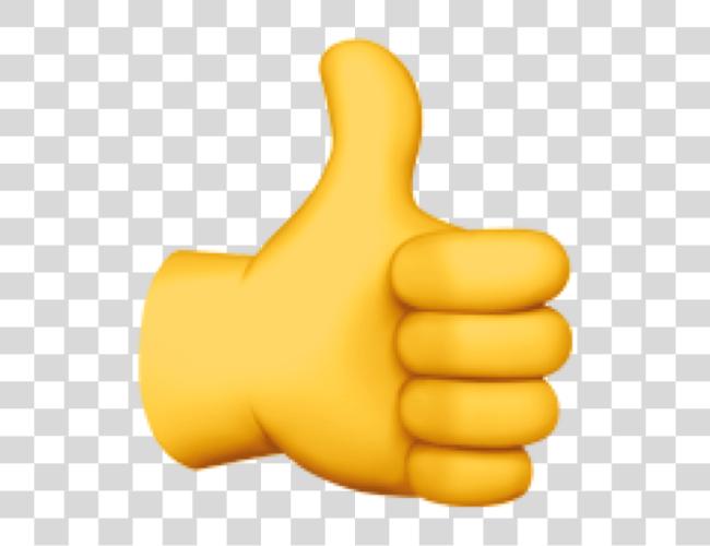 Download Thumb Up Emoji Thumbs Up Apple Emoji Clip Art