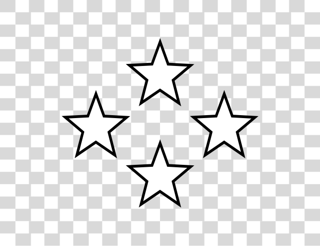 Download Star Royalty Stock Black And White White Stars Clip Art