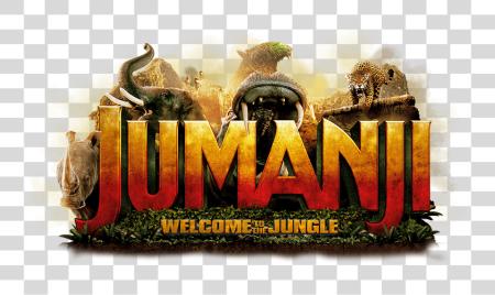 Download Jumanji Welcome a el selva Title PNG file