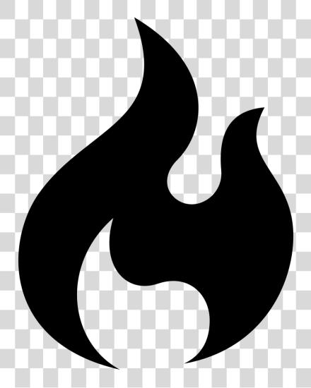 Download Flames negro Flame icono fuego icono PNG file