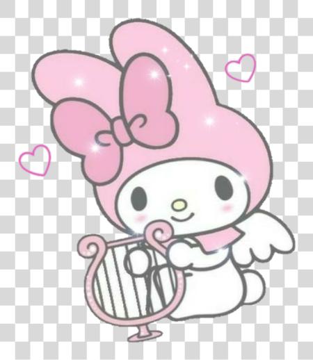 Download My Melody Angel And Image Aesthetic Hello Kitty PNG file