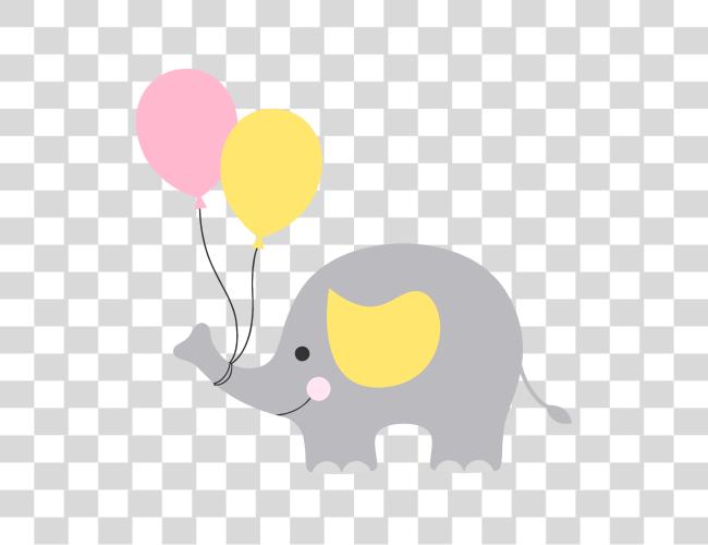 Download Baby Shower Elephant Elefantinho Chevron Cinza E Amarelo Clip Art