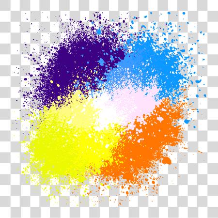 下载 Paint Splash Color Splash PNG file