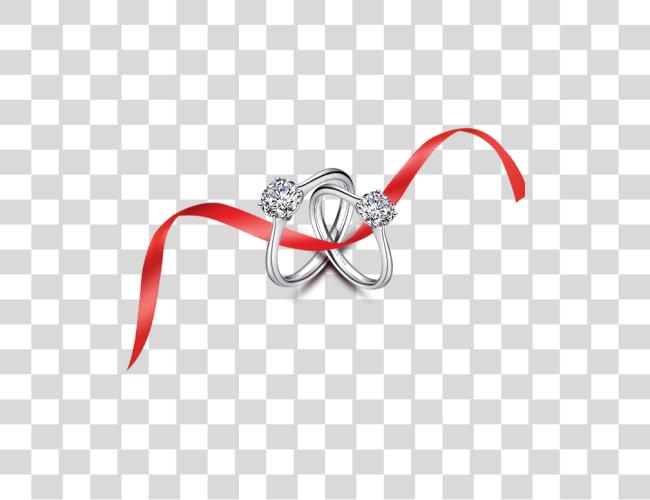 Download Diamond Pattern Decoration Marriage Red Wedding Ring Engagement Ring Clip Art