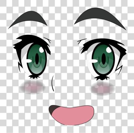 Download feliz ojos anime niña cara PNG file