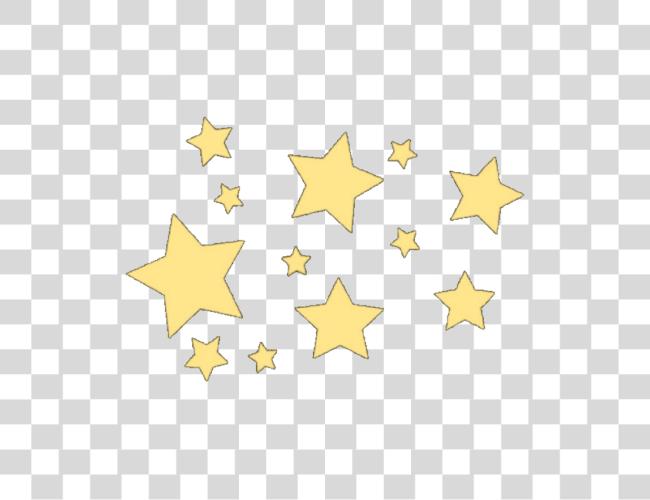 Download Stars Tumblr Stars Overlays For Edits Clip Art