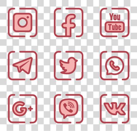 Download Social Networks Social Media icono verde PNG file