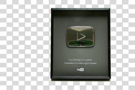 Download Silver Play Button Youtube Silver Play Button PNG file