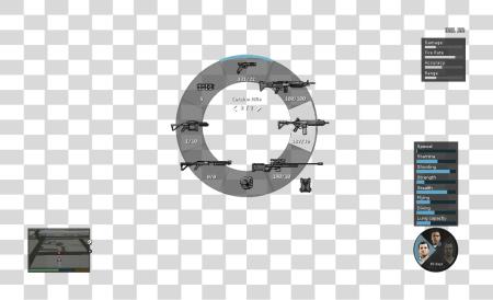 تحميل لعبة Hud جي تي إيه Weapon Wheel بي ان جي ملف