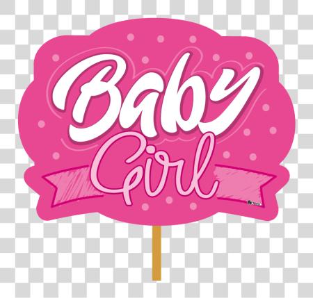 Download Pink Baby Shower Girl Baby Shower PNG file