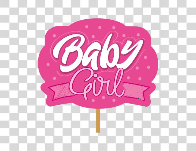 Download Pink Baby Shower Girl Baby Shower Clip Art