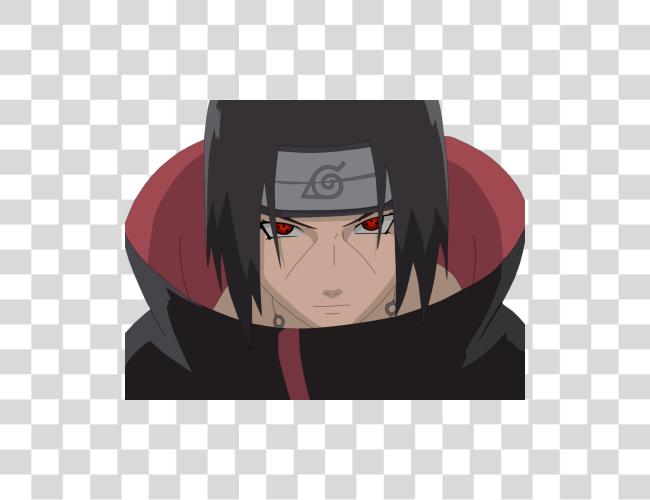 Download Itachi Uchiha Sharingan Render Clip Art