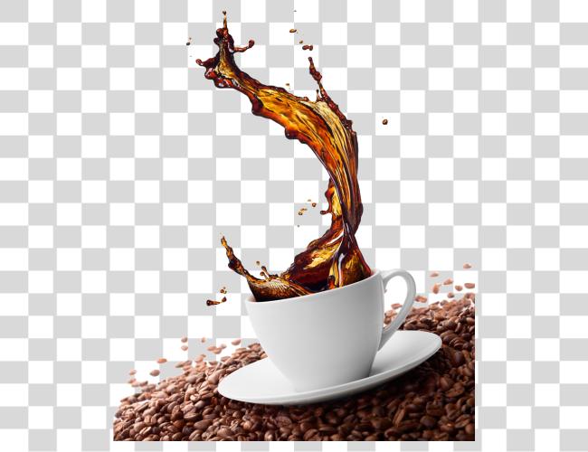 Download Coffee Cappuccino Effect Bean Splash Green Cafe Coffee Splash Clip Art