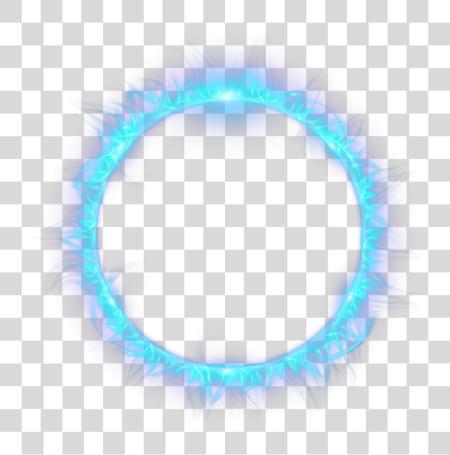 Download Blue Combustion Fire Light Flame Circle Circle PNG file