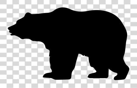 下载 Bear Silhouette Bear Silhouette PNG file