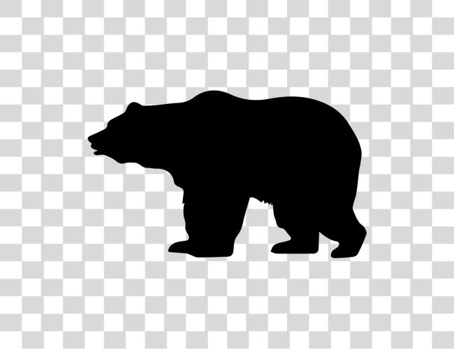 Download Bear Silhouette Bear Silhouette Clip Art