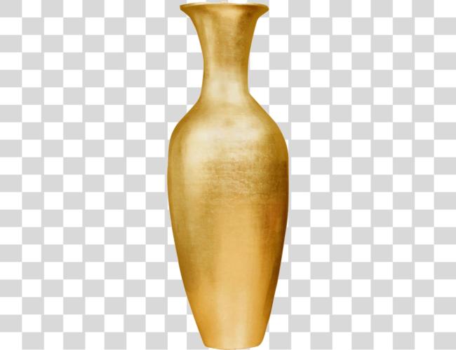 Download Vase Large Floor Vase Gold Clip Art