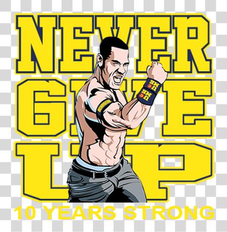 Download John Cena logotipo Never dar Up Cenation PNG file