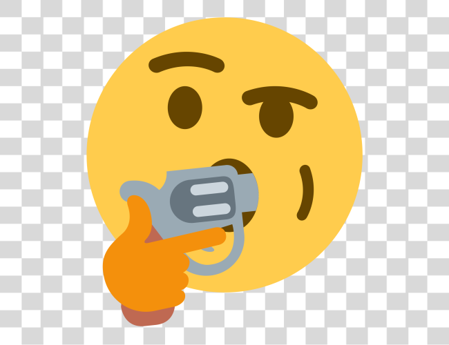 Download Kys Discord Emoji Thinking Emoji Gun In Mouth Clip Art