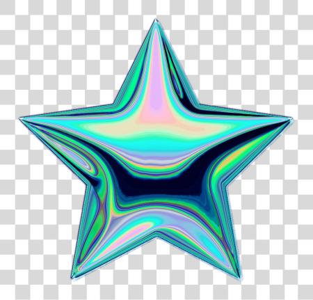 Download estrella Holo Holographic Tumblr Vaporwave estético Colorf PNG file