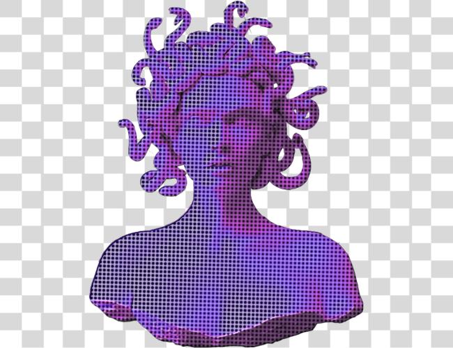 下载 Ftestickers Sculpture Vaporwave 美学 Holographic Vaporwave 美学 Clip 艺术