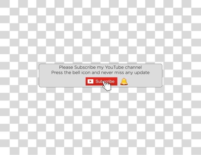 Download Youtube Subscribe Button y campana icono Parallel Clip arte