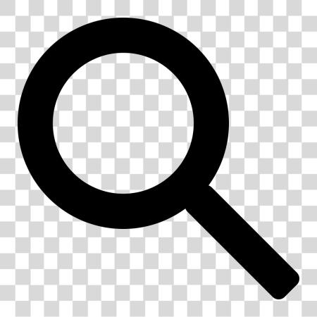 Download Search Zoom Magnifier Magnifying Glass Comments Search icono negro PNG file