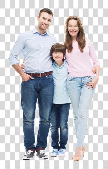 Download familia de pie familia de pie PNG file