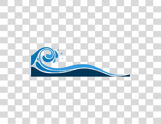 Download A Dark Blue Wave Blue Wave Clip Art