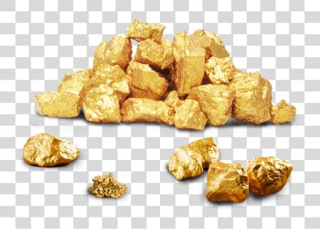 Download Gold Mines Gold Nuggets PNG file