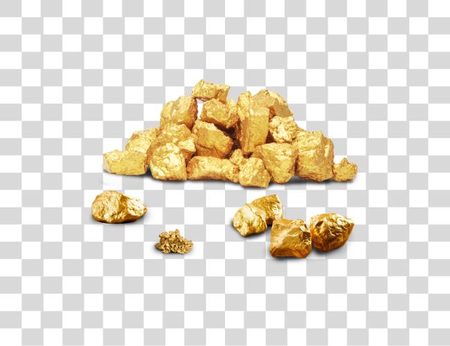 Download oro Mines oro Nuggets Clip arte