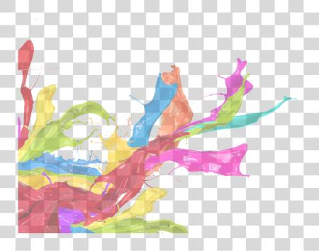 下载 Paint Splash Pn 白色 Color Splash PNG file