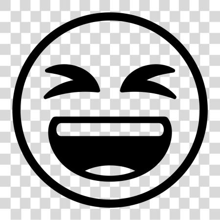 Download Laugh Emoji Black And White Laugh Emoji Black And White PNG file