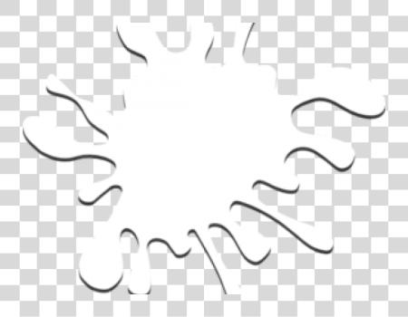 下载 卡通 Paint Splatter 白色 Splatter PNG file