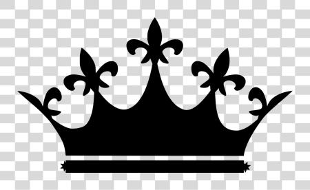 Download Queen Crown Black And White PNG file