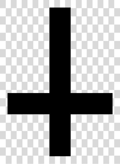 Download Upside Down Cross PNG file