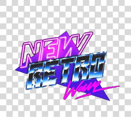 تحميل Retro Wave جديد Retro Wave Logo بي ان جي ملف