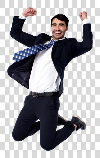 下载 Very 快樂 Businessmen 快樂 Man In 西装 PNG file