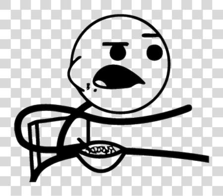 Download Troll Face Meme Cereal Guy Tshirt Meme Faces Cereal Guy PNG file