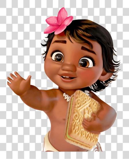 تحميل طفل Moana Convite Moana طفل إلى Editar بي ان جي ملف