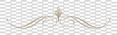 Download Decorative Line Gold PNG file