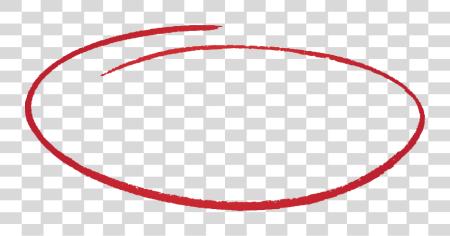 Download Hand Drawn Red Circle Hand Drawing A Circle PNG file