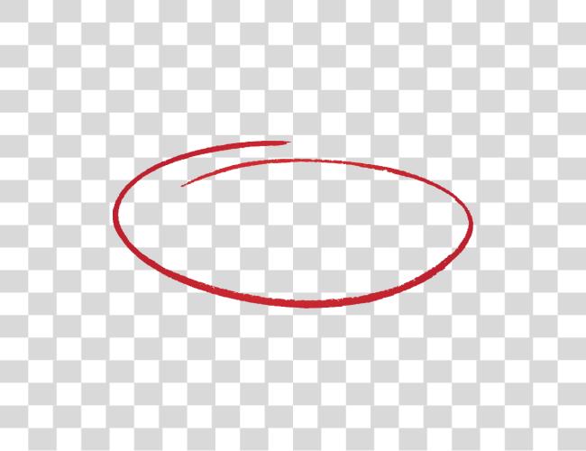 Download Hand Drawn Red Circle Hand Drawing A Circle Clip Art