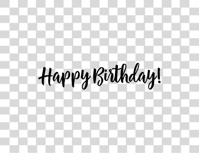 Download Happy Birthday Calligraphy Fonts Happy Birthday Calligraphy Clip Art