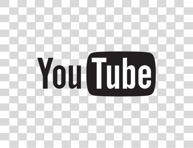 Download Projects Youtube logotipo negro Clip arte