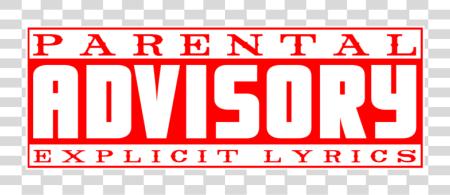 下载 Parental Advisory Pictures 紅 Parental Advisory PNG file