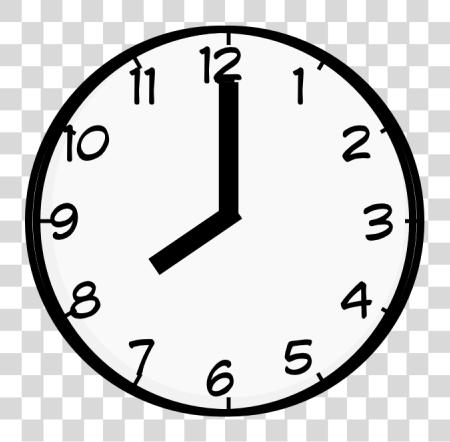 下载 Clock 8 O Clock PNG file